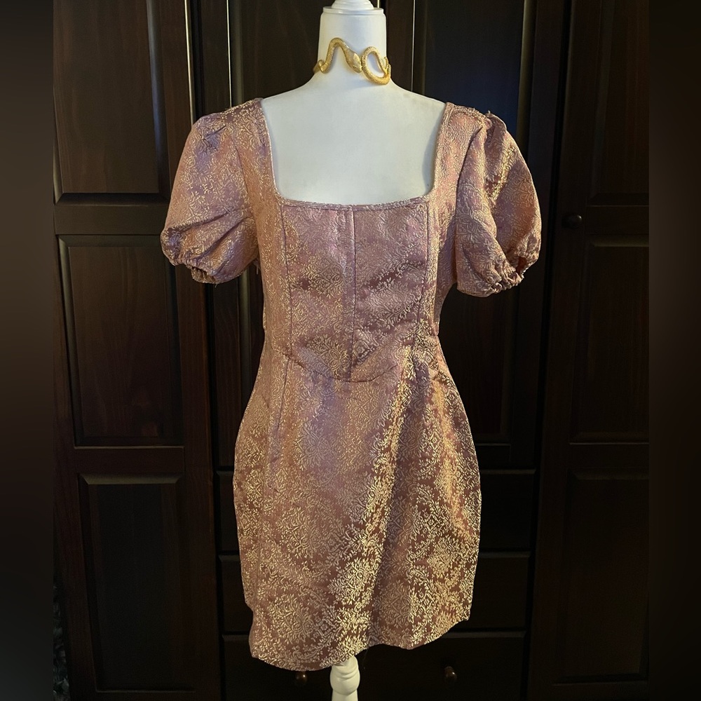 Pink corset dress